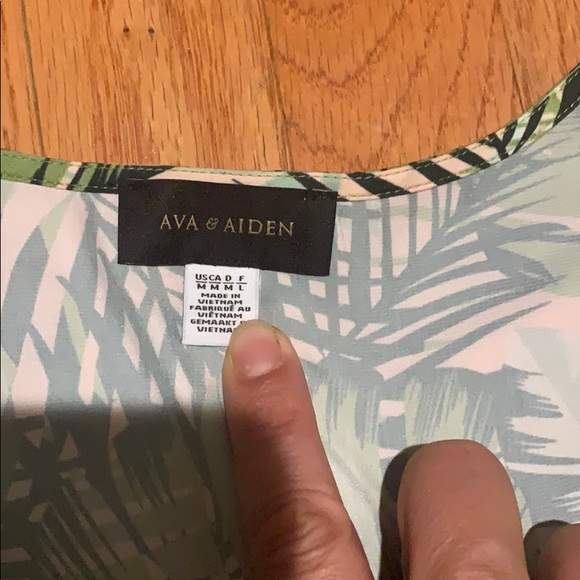 3/4 Sleeve Wrap Top - Picture 2 of 3